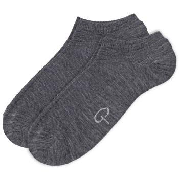 Pierre Robert Strumpor 2P Wool Low Cut Socks Grå Strl 37/40