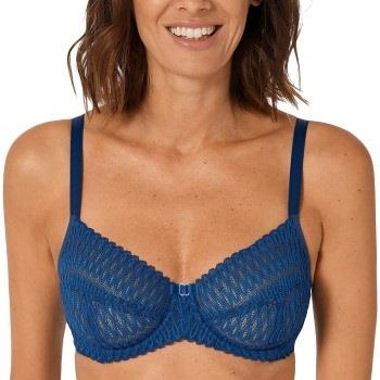 Triumph BH Aura Spotlight Underwire Bra Blå F 75 Dam