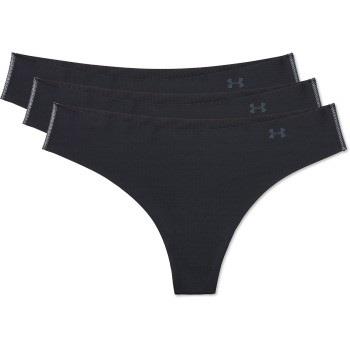 Under Armour Trosor 3P Pure Stretch Thong Svart Small Dam