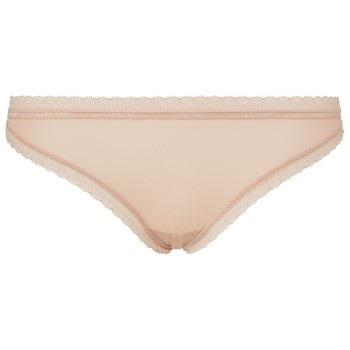 Calvin Klein Trosor Bottoms Up Refresh Thong Beige polyamid Small Dam