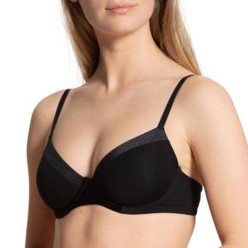 Calida BH Cate Underwire Padded Bra Svart bomull C 80 Dam