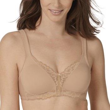 Triumph BH Modern Lace Cotton Soft Bra Beige A 80 Dam