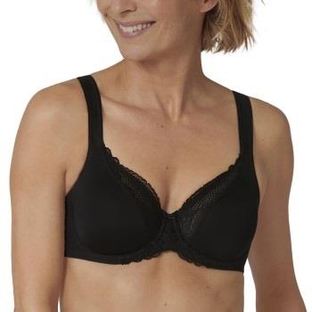 Triumph BH Modern Lace Cotton Underwire Bra Svart E 85 Dam