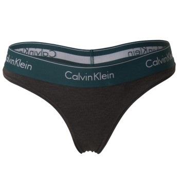 Calvin Klein Trosor Modern Cotton Thong Mörkgrå Large Dam