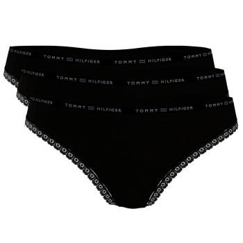 Tommy Hilfiger Trosor 3P Lace Brief Svart Small Dam