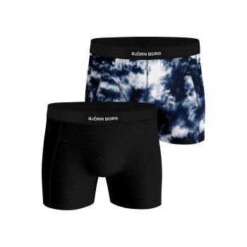 Björn Borg Kalsonger 2P Cotton Stretch Shorts 2112 Svart/Blå bomull Sm...