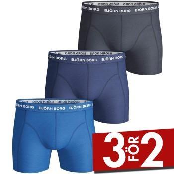 Björn Borg Kalsonger 3P Essential Shorts Marin/Blå bomull Medium Herr