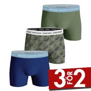 Björn Borg Kalsonger 3P Essential Shorts 2033 Blå/Vit bomull Large Her...