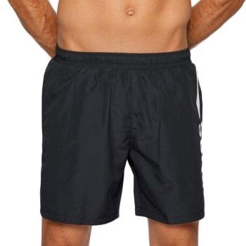 BOSS Badbyxor Dolphin Recycled Swim Shorts Svart polyester Small Herr