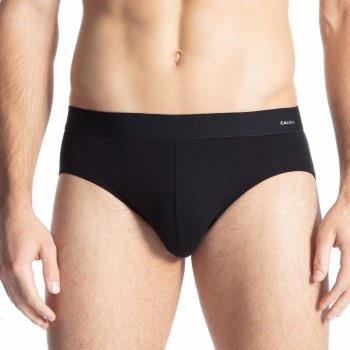 Calida Kalsonger Cotton Code Brief Svart bomull Small Herr