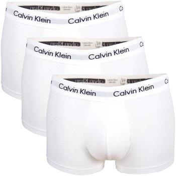 Calvin Klein Kalsonger 3P Cotton Stretch Low Rise Trunks Vit bomull La...