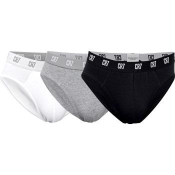 CR7 Cristiano Ronaldo Kalsonger 3P Basic Brief Svart/Vit bomull Medium...