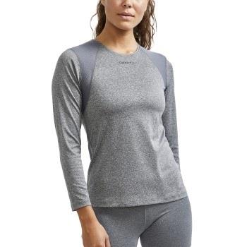 Craft Essence LS Tee Women Grå polyester X-Large Dam