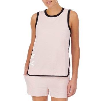 DKNY Casual Fridays Top and Shorts Set Ljusrosa Medium Dam