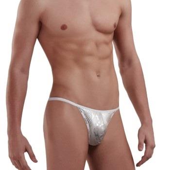 Doreanse Kalsonger Men G-string Silver polyester Large Herr