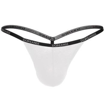 Doreanse Kalsonger Men Sexy String Vit micro modal Large Herr