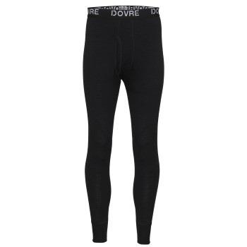 Dovre Wool Long Johns Svart merinoull Small Herr