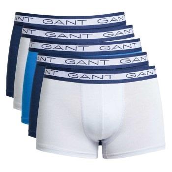 Gant Kalsonger 5P Basic Trunks Blå/Vit bomull XX-Large Herr