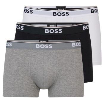 BOSS Kalsonger 3P Cotton Stretch Trunks Vit/Svart bomull Small Herr