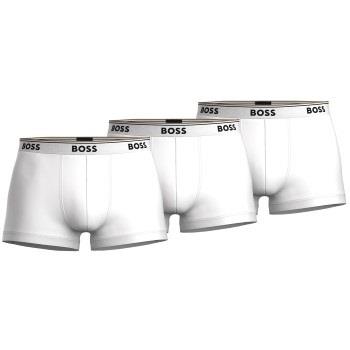 BOSS Kalsonger 6P Cotton Stretch Trunks Vit bomull Medium Herr