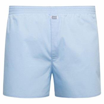 Jockey Kalsonger Woven Poplin Boxer Shorts Blå bomull Large Herr