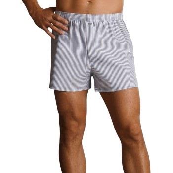 Jockey Kalsonger Woven Poplin Boxer Shorts Vit m Ränder bomull Large H...