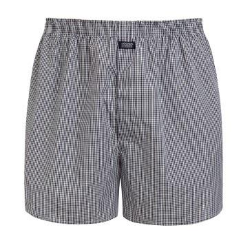 Jockey Kalsonger Woven Poplin Boxer Shorts Marin Rutig bomull X-Large ...