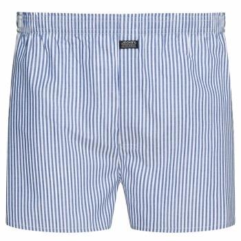 Jockey Kalsonger Woven Poplin Boxer Shorts Blårandig bomull XX-Large H...