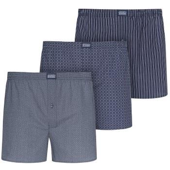 Jockey Kalsonger 3P Woven Soft Poplin Boxer Shorts Marin bomull XX-Lar...