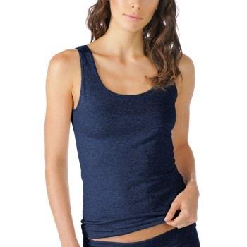 Mey Cotton Pure Tank Top Midnattsblå bomull 42 Dam