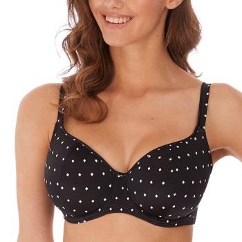 Freya Jewel Cove Sweatheart Padded Bikini Top Svart H 65 Dam