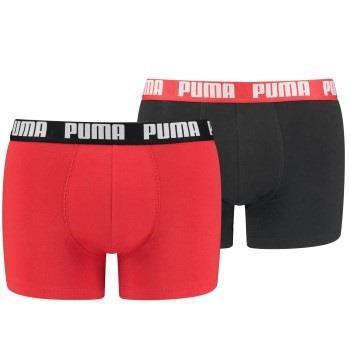 Puma Kalsonger 2P Basic Boxer Svart/Röd bomull X-Large Herr