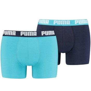 Puma Kalsonger 2P Basic Boxer Aqua bomull Small Herr