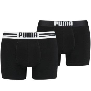 Puma Kalsonger 2P Everyday Placed Logo Boxer Svart bomull Small Herr