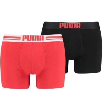 Puma Kalsonger 2P Everyday Placed Logo Boxer Svart/Röd bomull X-Large ...