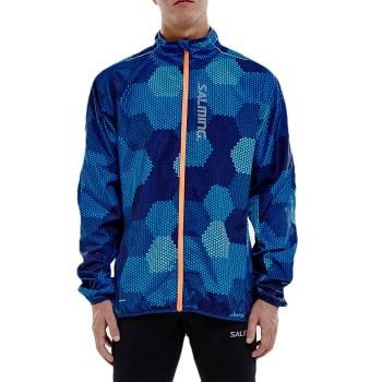 Salming Ultralite Jacket Men 2.0 Blå Mönstrad polyester X-Large Herr