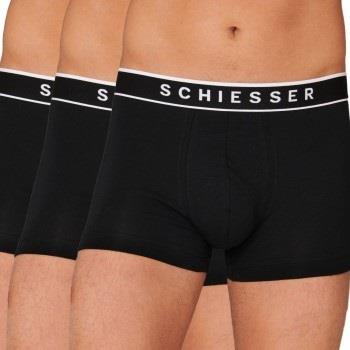 Schiesser Kalsonger 3P 95-5 Organic Cotton Rio Boxer Helsvart XX-Large...