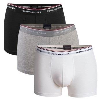 Tommy Hilfiger Kalsonger 3P Stretch Trunk Premium Essentials Svart/Grå...