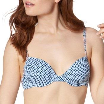 Triumph Mix and Match Padded Bikini Bra Blå/Vit D 38 Dam