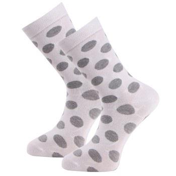 Trofe Bamboo Dot Socks Strumpor 2P Vit Strl 35/38 Dam