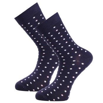 Trofe Bamboo Small Dot Socks Strumpor Marin Strl 35/38 Dam