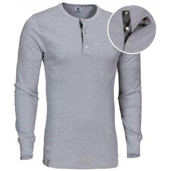 Dovre Organic Cotton Grand Dad Rib Shirt Grå ekologisk bomull Medium H...