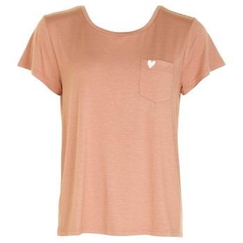 Missya Softness Modal T-shirt Brun modal X-Small Dam