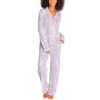 PJ Salvage Playful Prints Pyjama Grå/Rosa X-Large Dam