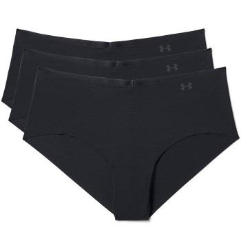 Under Armour Trosor 3P Pure Stretch Hipster 1325 Svart Small Dam