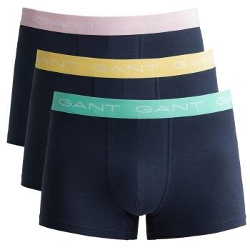 Gant Kalsonger 3P Cotton Jersey Trunks Rosa/Gul bomull Large Herr