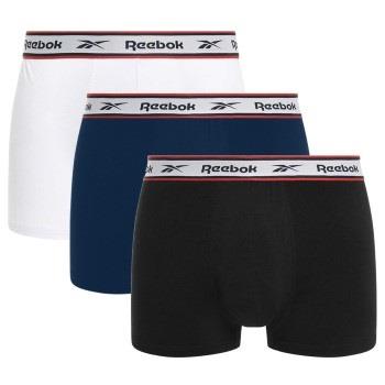 Reebok Kalsonger 3P Barlow Sports Trunk Svart/Marin/Vit bomull Medium ...