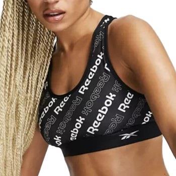 Reebok BH Bobbie Sports Crop Top Svart mönstrad Small Dam