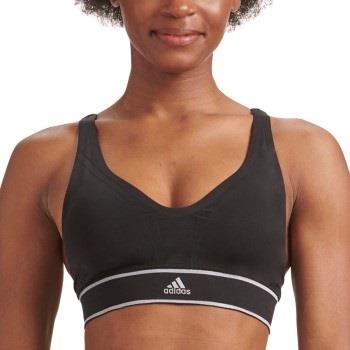 adidas BH 40GG Seamless Plunge Bra Svart X-Large Dam