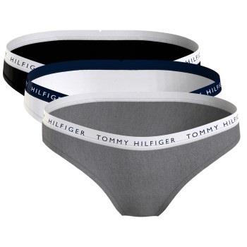 Tommy Hilfiger Trosor 3P Recycled Essentials Bikini Svart/Grå Large Da...